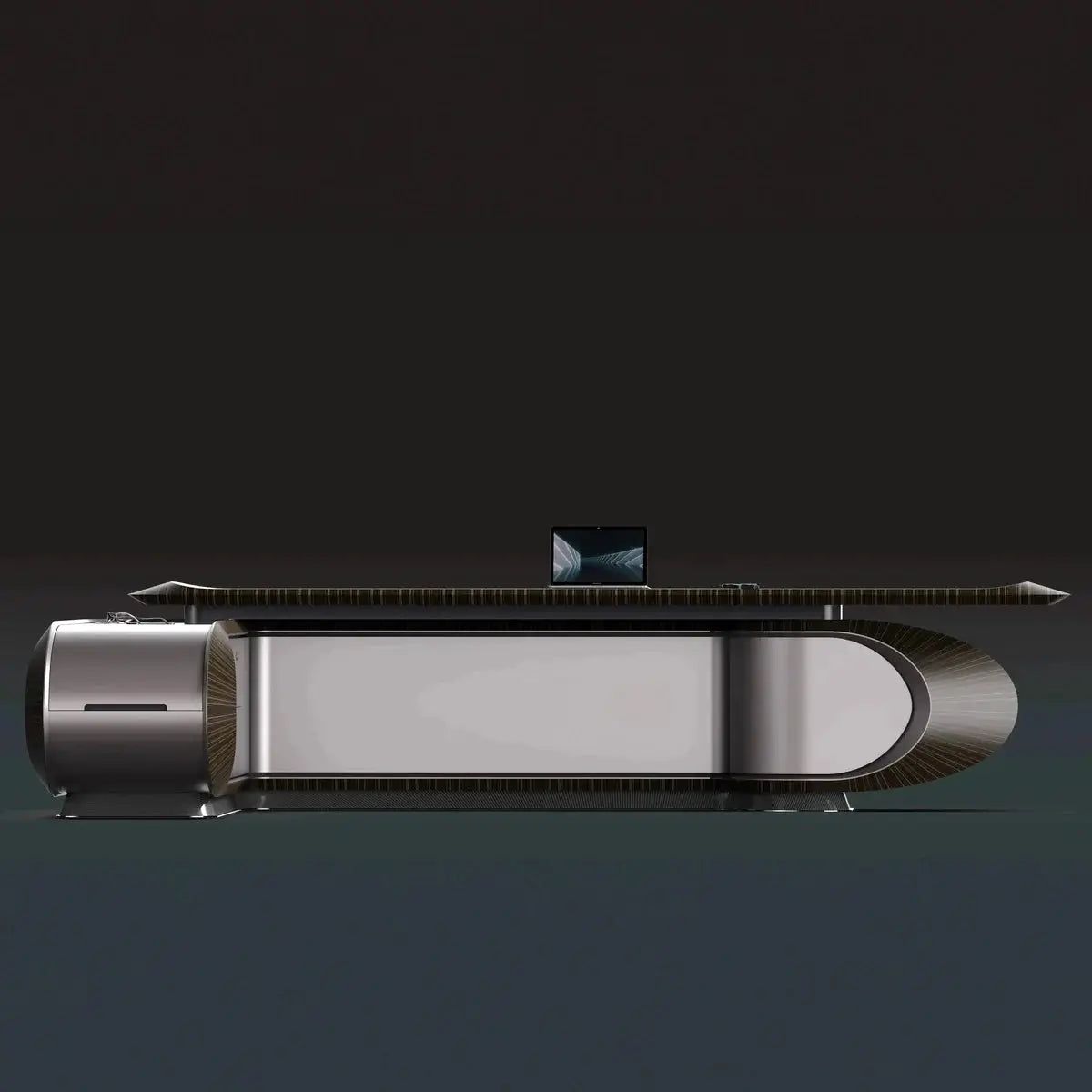 Echelon · Luxury L-Shaped Executive Desk by Arc Grove