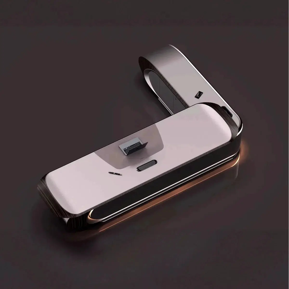 Echelon · Luxury L-Shaped Executive Desk by Arc Grove