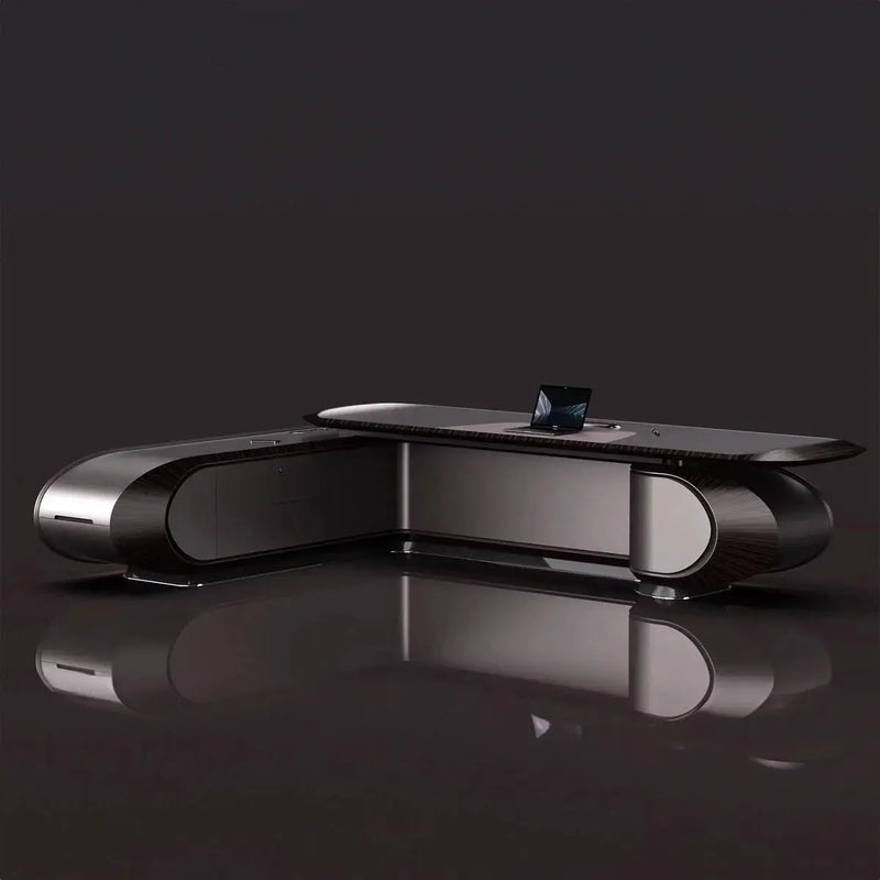Echelon · Luxury L-Shaped Executive Desk by Arc Grove