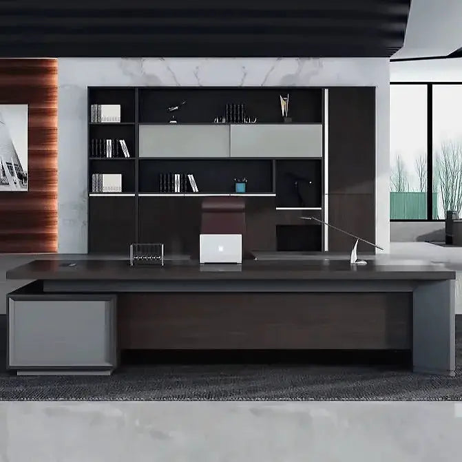 Taplin · Modern L-Shaped Executive Desk by Arc Grove