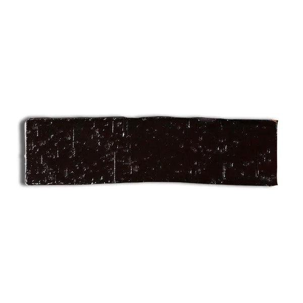 Losada Brown Glossy Subway Glazed Terracotta Tiles 2 3/4x9 3/4