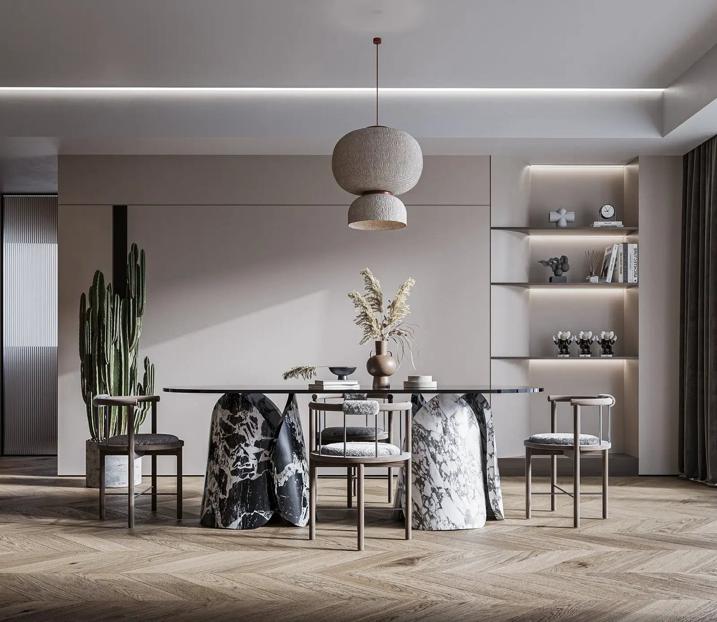Lotus Dining Table by Zicana Boutique