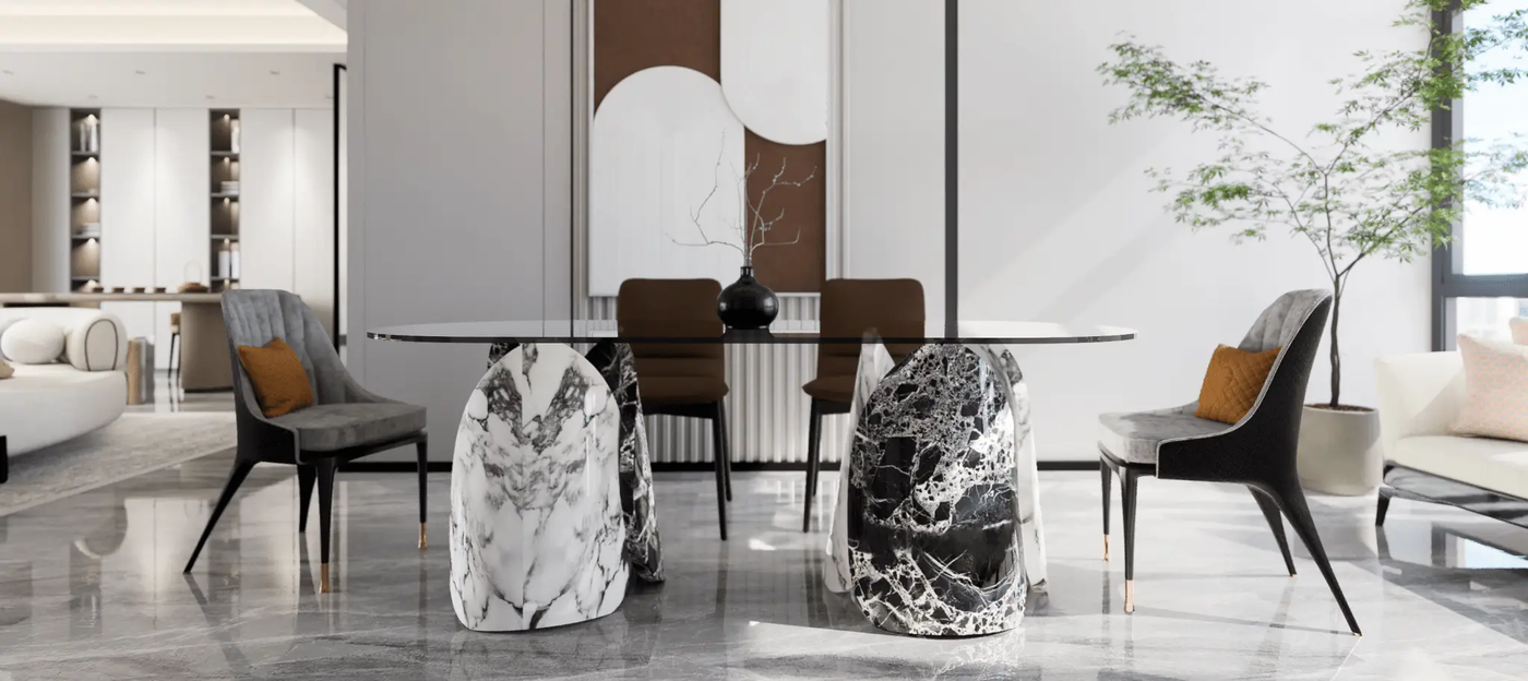 Lotus Dining Table by Zicana Boutique