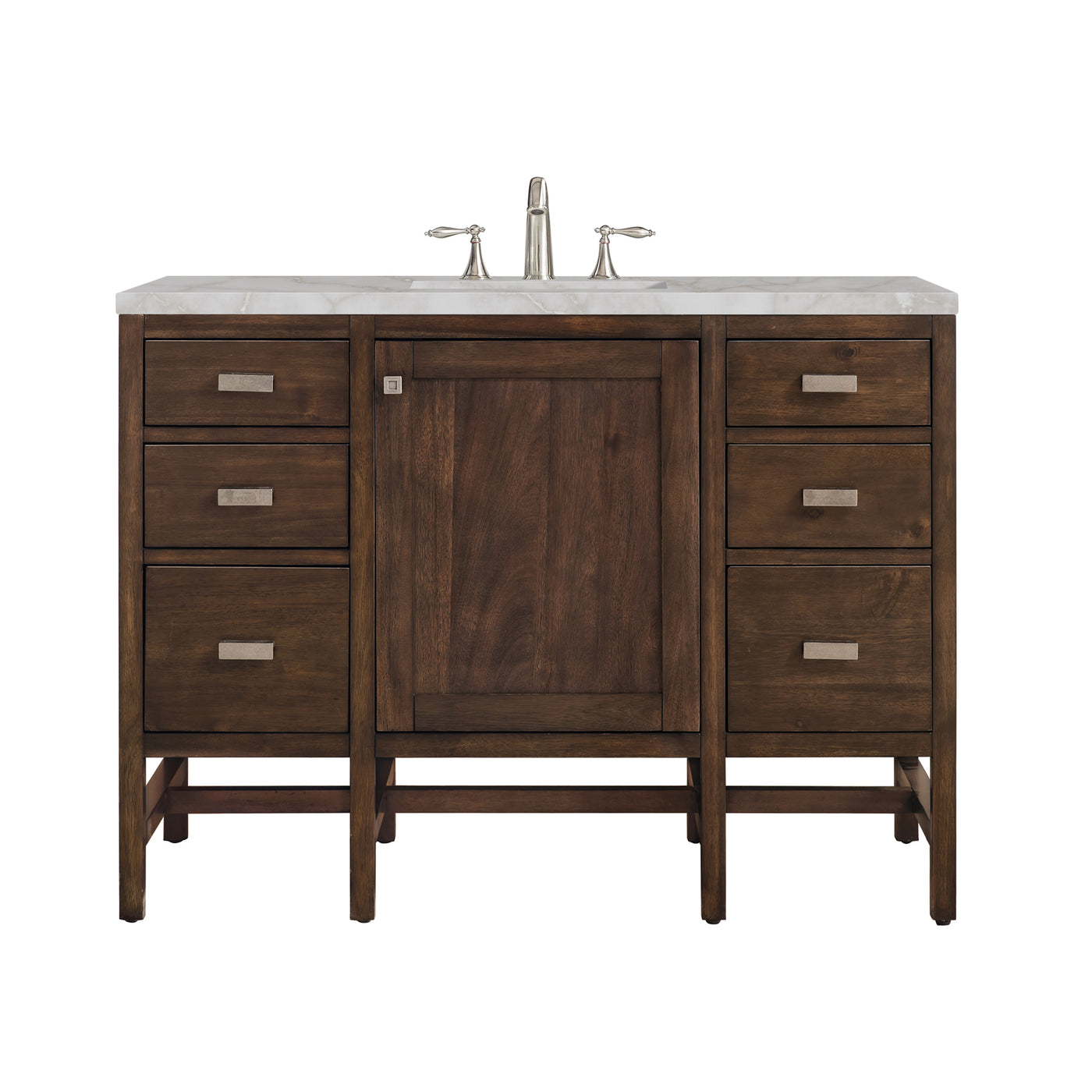 James Martin Addison 48" Single Bathroom Vanity, Mid-Century Acacia by James Martin