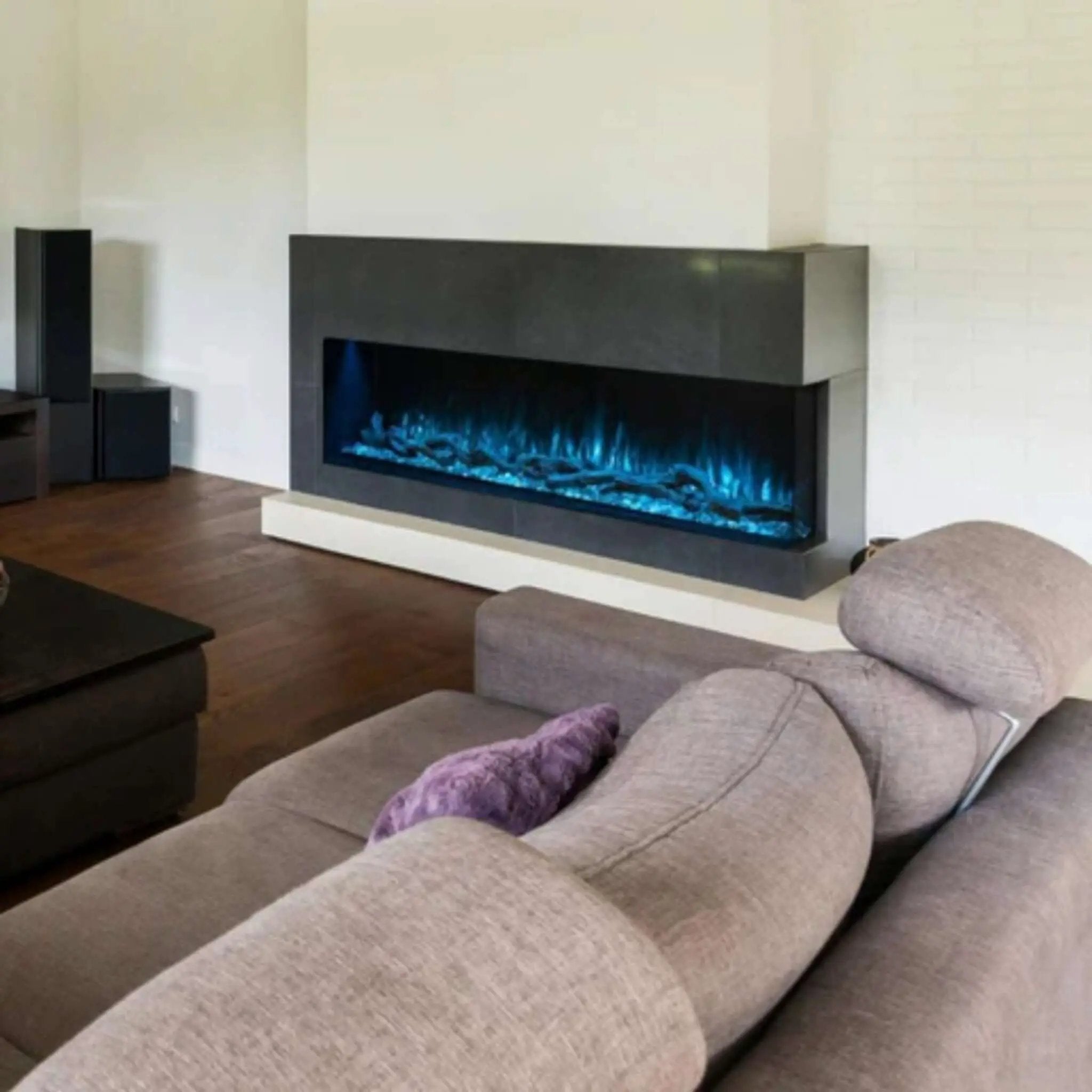 Modern Flames Landscape Pro Multi 56-Inch Linear Multi-Sided Electric Fireplace With Hybrid Flame Technology [LPM-5616V2] (SAK67390) by SAKSBY WHOLESALE