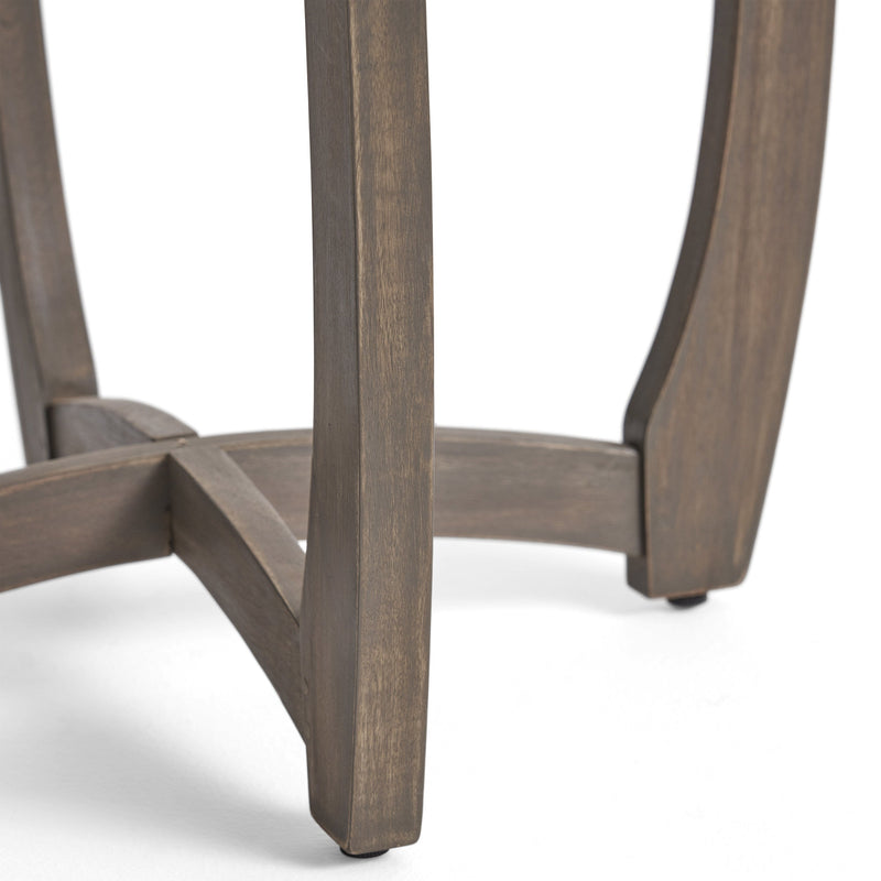 Hermosa 27.5'' Circular Wood Table, photo 9 of 10