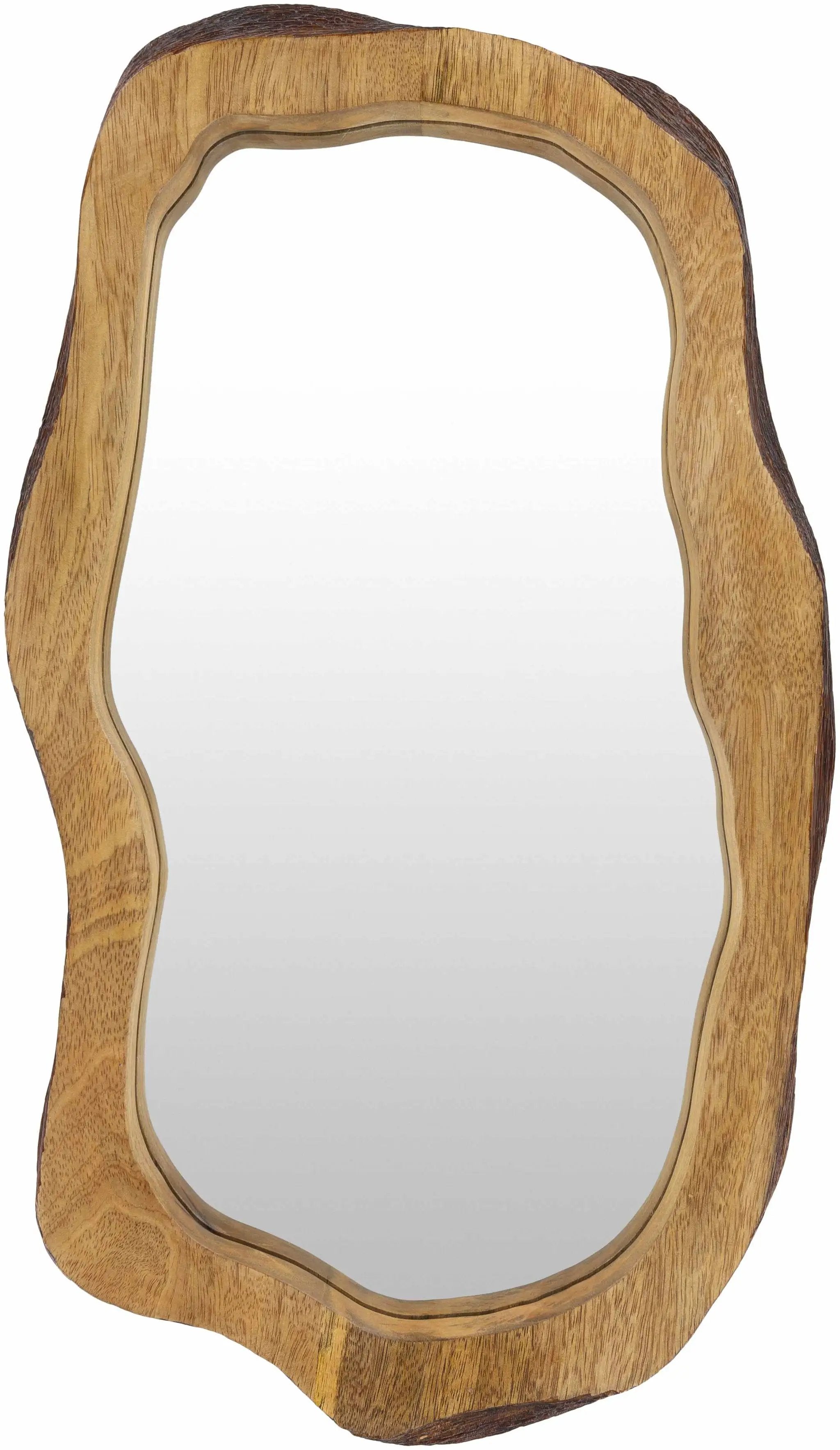 Louiseville Gold Frame Round Mirror by Boutique Rugs