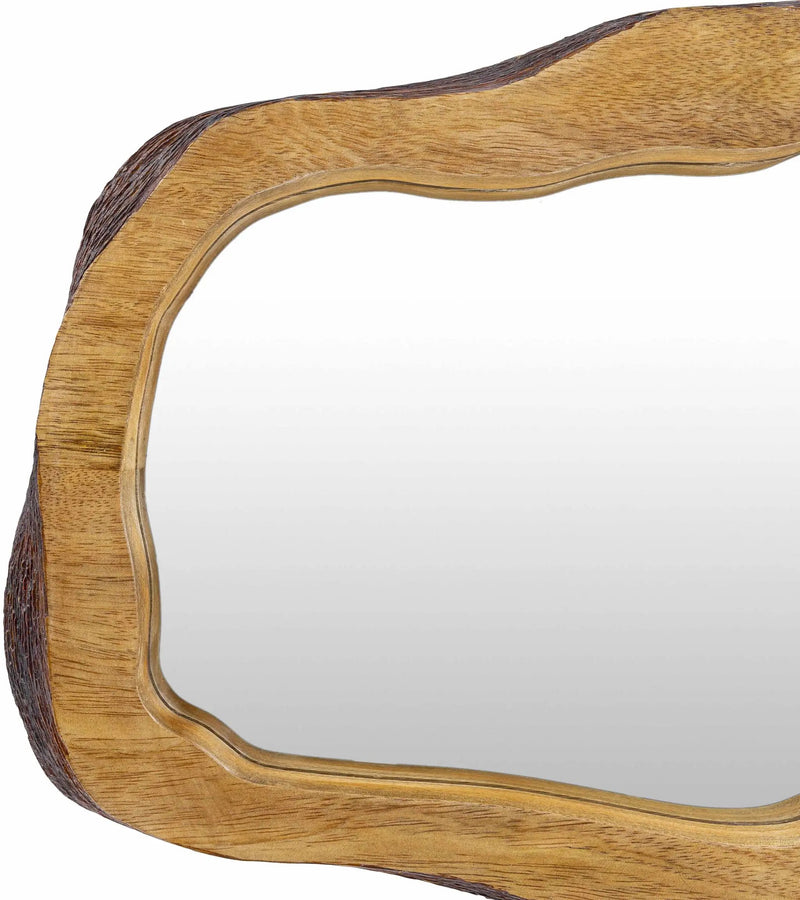 Louiseville Gold Frame Round Mirror by Boutique Rugs