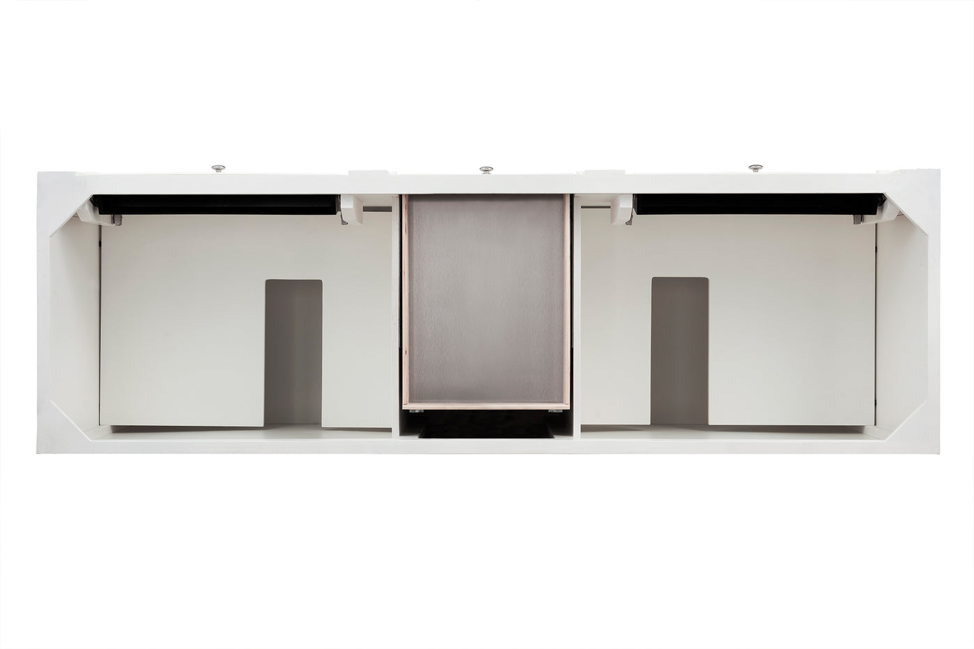 James Martin Bristol 72" Double Bathroom Vanity, Bright White by James Martin