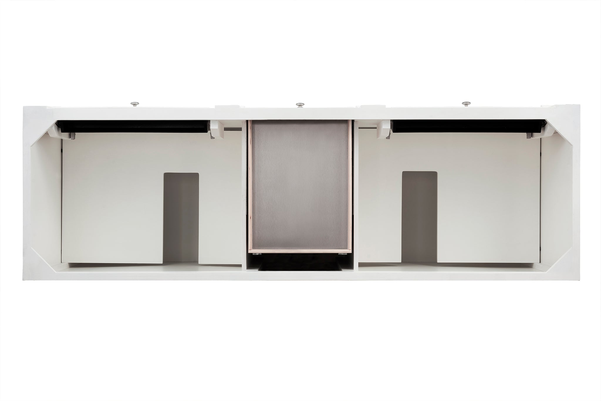 James Martin Bristol 72" Double Bathroom Vanity, Bright White by James Martin