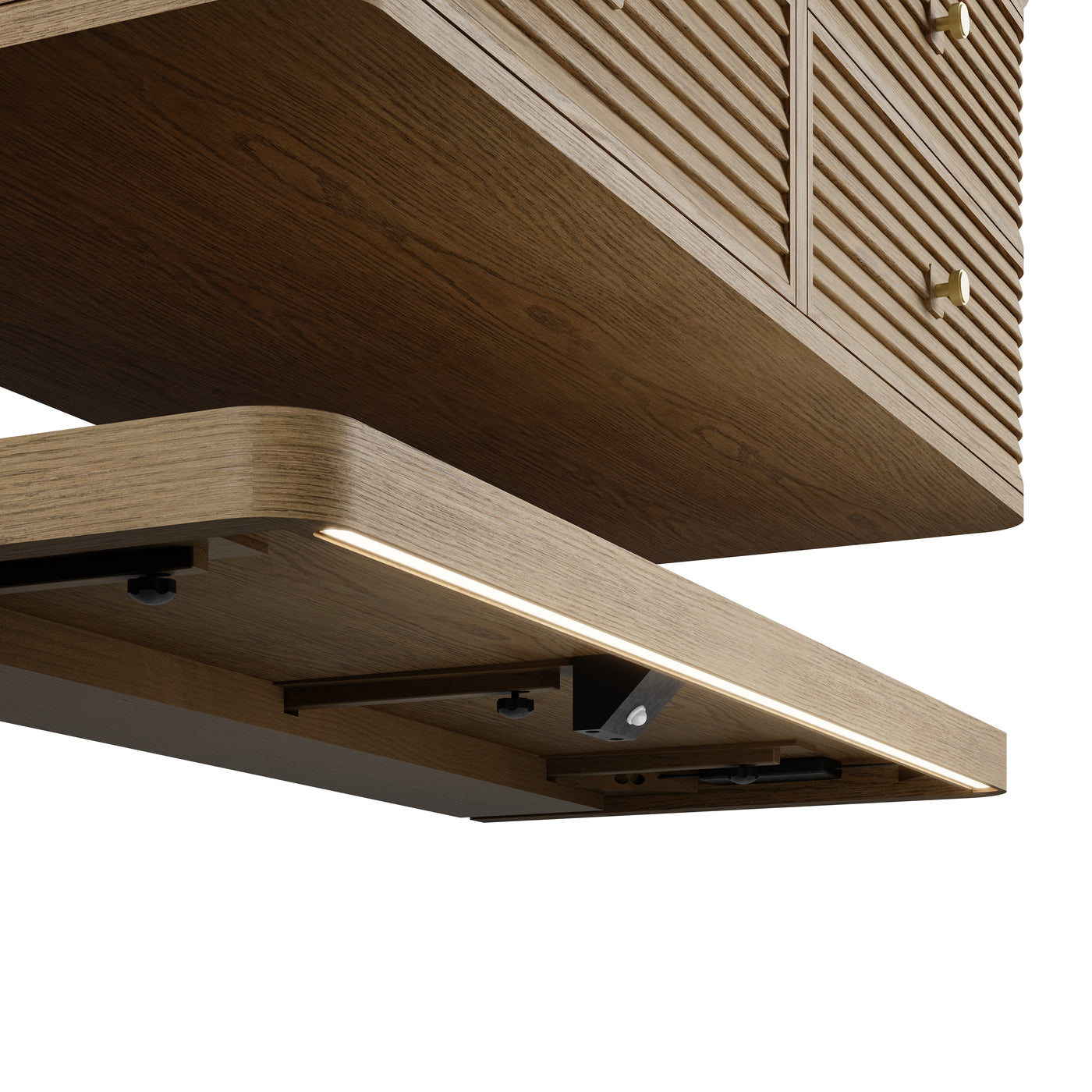 James Martin Allamari 48" Floating Single Bathroom Vanity, Dune Mist by James Martin