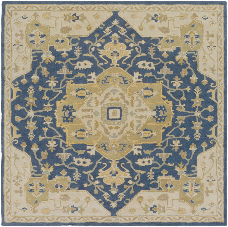 Broomfield 1145 Hand Tufted Blue Wool Rug by Boutique Rugs