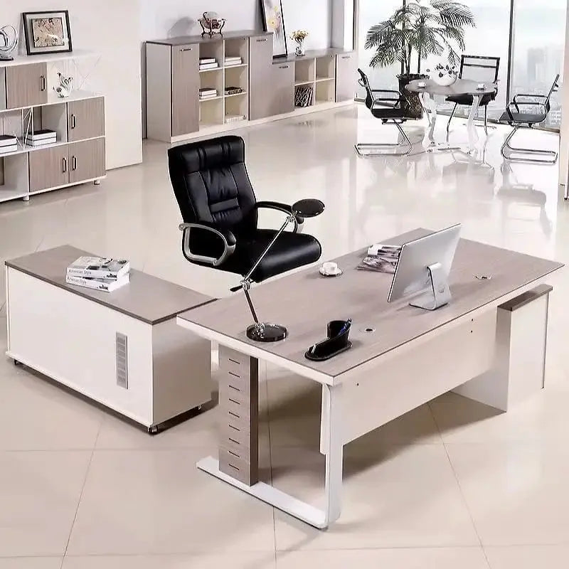 Vesper · Executive Desk w/ Mobile Storage by Arc Grove