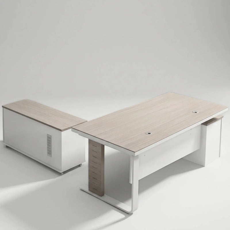 Vesper · Executive Desk w/ Mobile Storage by Arc Grove