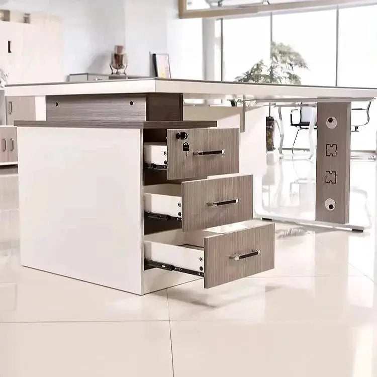 Vesper · Executive Desk w/ Mobile Storage by Arc Grove
