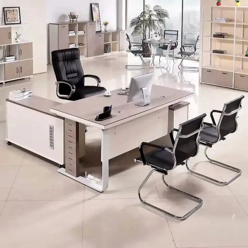 Vesper · Executive Desk w/ Mobile Storage by Arc Grove