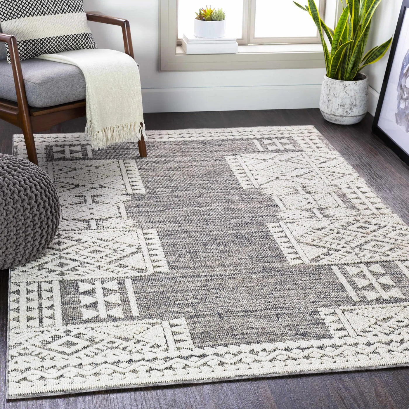 Luddenham Textured Rug - Clearance by Boutique Rugs
