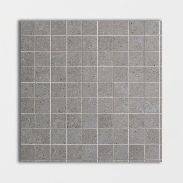 Luna Matte 2x2 Limestone Look Porcelain Mosaics 12x12
