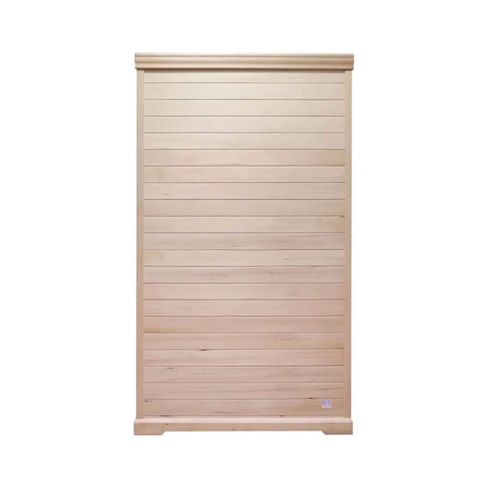 Thermora Ivara Luxury 2-Person Hemlock Wood FAR Infrared Sauna Room W/ Glass Door, 1750W (SAK81525) by SAKSBY WHOLESALE