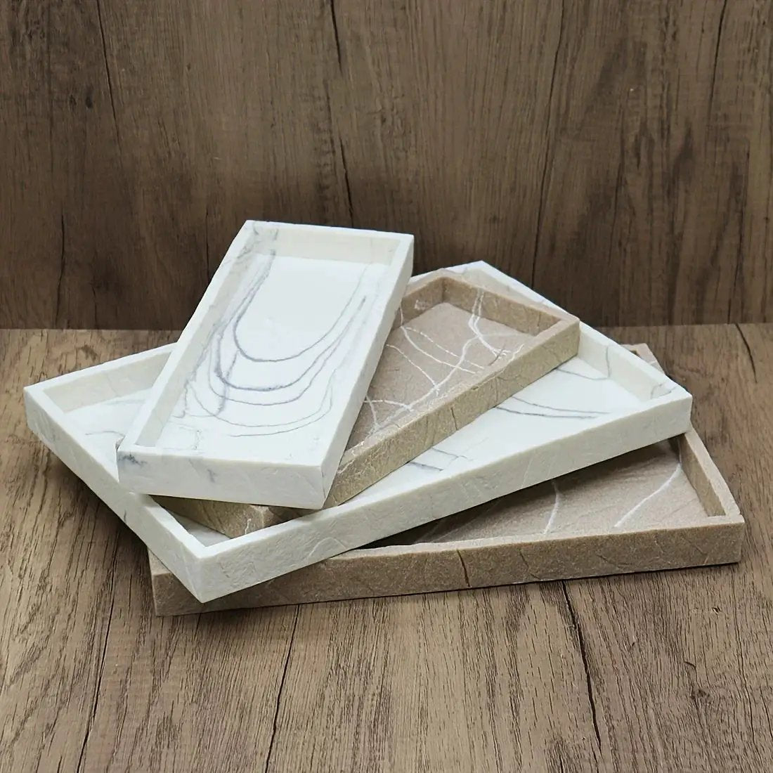 Luxury Bathroom Organizer, Storage Tray for Shampoo And Shower Gel, Sink Tray for Hotel Bathrooms, Home Bathroom Sink Tray, Decorative Tray for Model Room Bathrooms, Bathroom Trays by House Of Avana