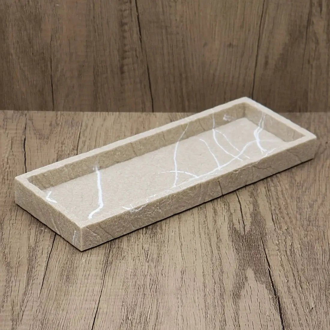 Luxury Bathroom Organizer, Storage Tray for Shampoo And Shower Gel, Sink Tray for Hotel Bathrooms, Home Bathroom Sink Tray, Decorative Tray for Model Room Bathrooms, Bathroom Trays by House Of Avana