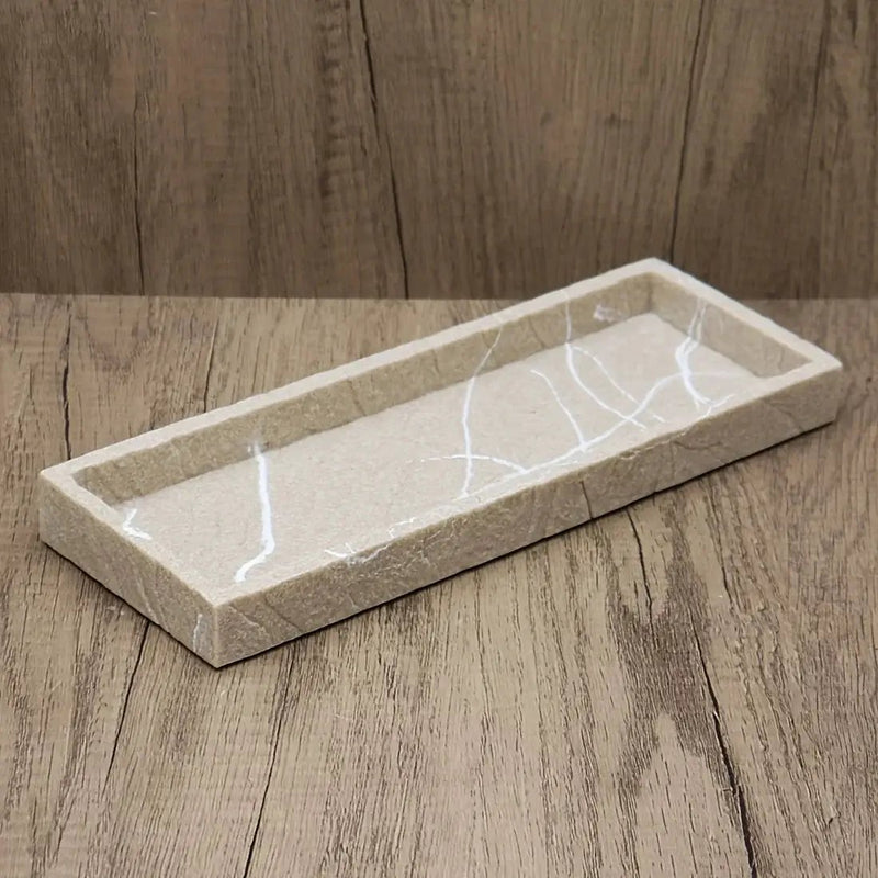 Luxury Bathroom Organizer, Storage Tray for Shampoo And Shower Gel, Sink Tray for Hotel Bathrooms, Home Bathroom Sink Tray, Decorative Tray for Model Room Bathrooms, Bathroom Trays by House Of Avana