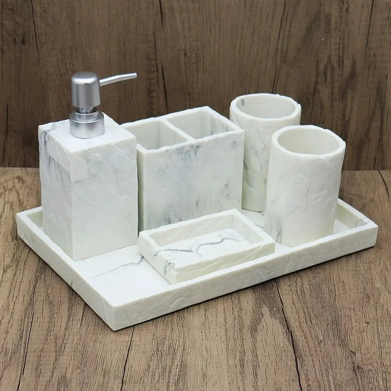 Luxury Bathroom Organizer, Storage Tray for Shampoo And Shower Gel, Sink Tray for Hotel Bathrooms, Home Bathroom Sink Tray, Decorative Tray for Model Room Bathrooms, Bathroom Trays by House Of Avana