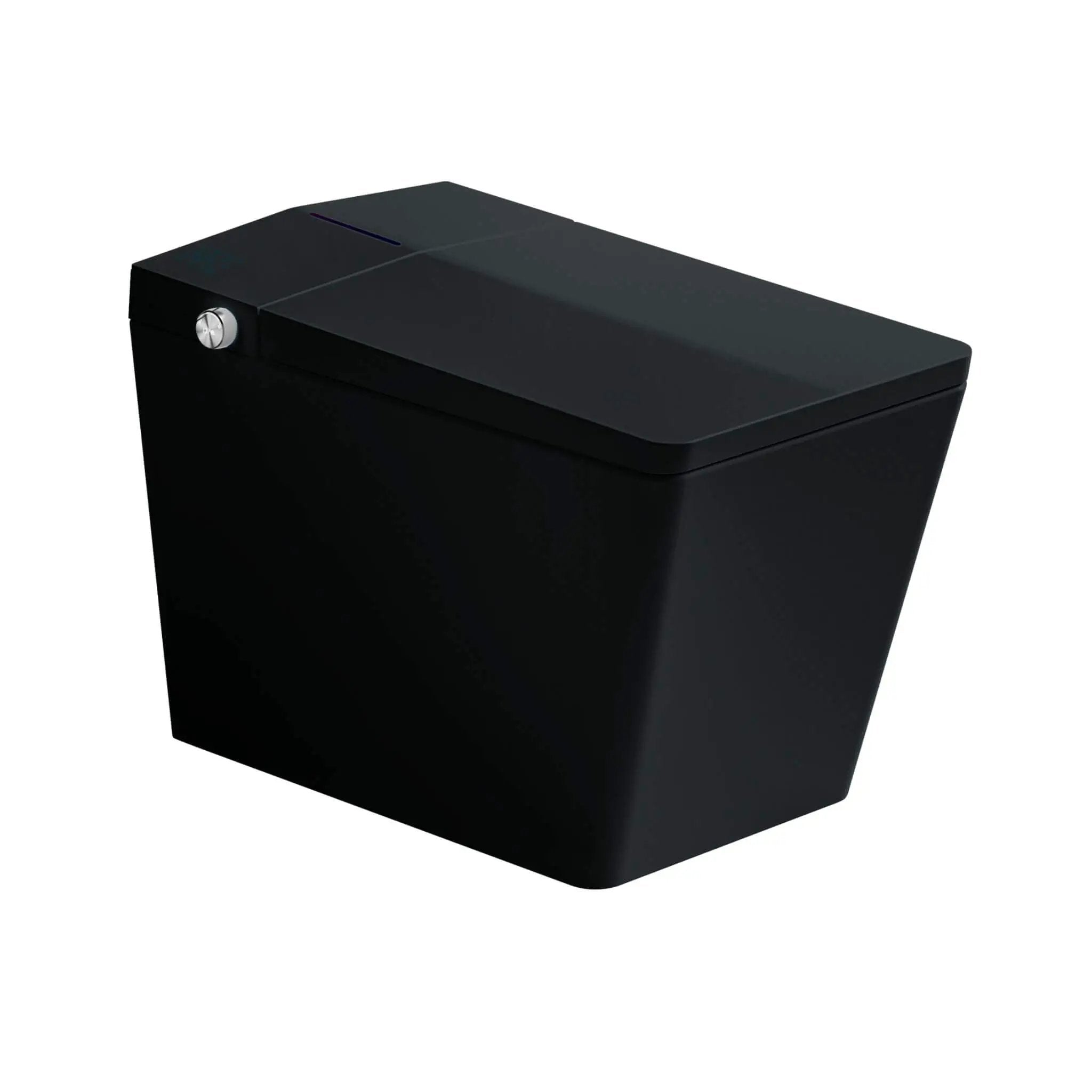 Nuvia Luxury Black Square Smart Toilet With Bidet, Remote, And Heated Seat (SAK45183) by SAKSBY WHOLESALE