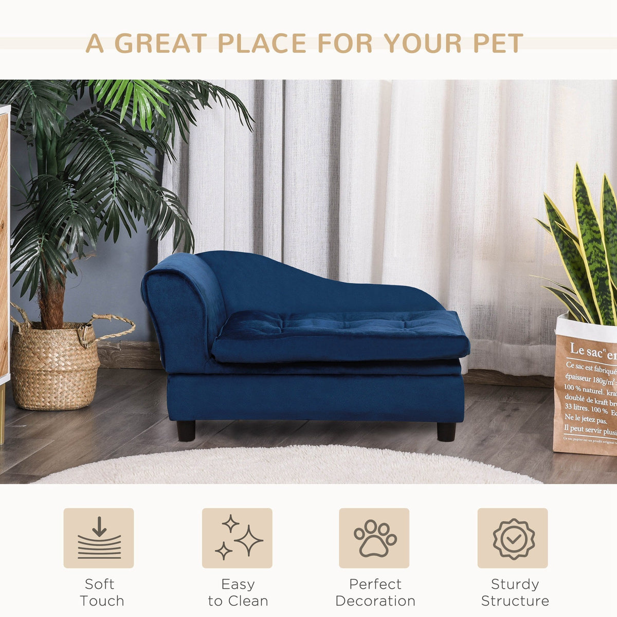 Luxury Dog Bed with Hidden Storage - Small Dogs, photo 7 of 11