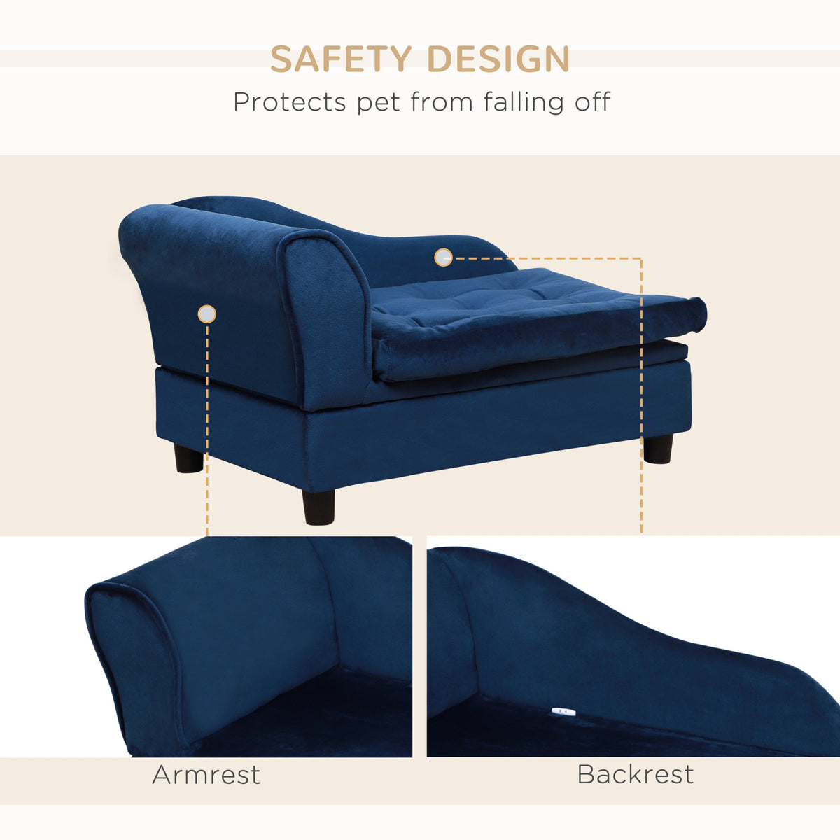 Luxury Dog Bed with Hidden Storage - Small Dogs, photo 9 of 11