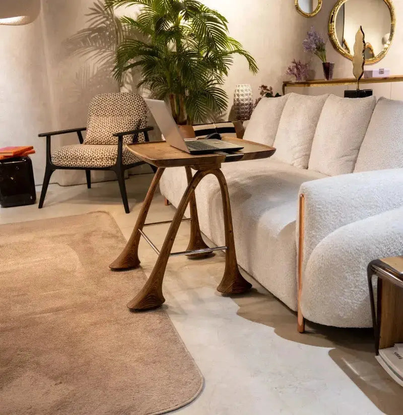 Luxury Walnut Epoxy Resin Tv, Laptop and Snack Tray by Gizz