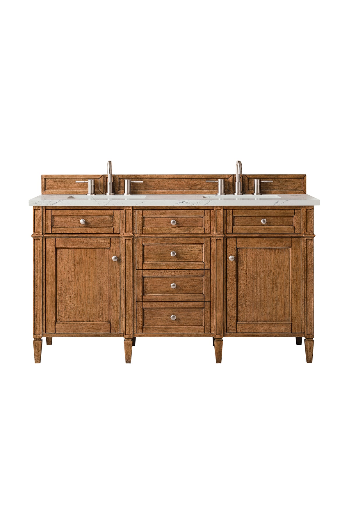 James Martin Brittany 60" Double Bathroom Vanity, Saddle Brown, view 26