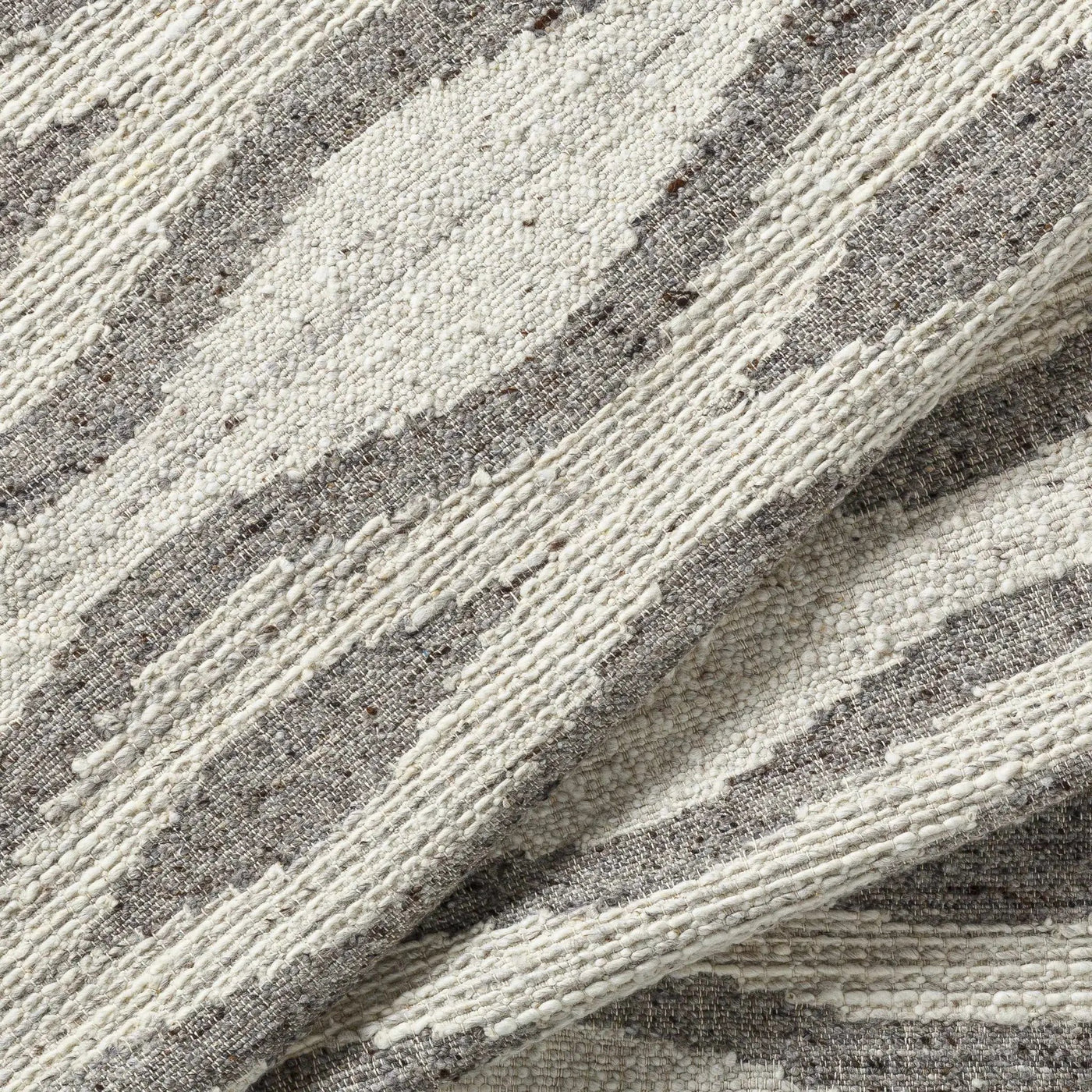 Lavalwaves Hand Woven Flatweave Wool Carpet - Clearance by Boutique Rugs
