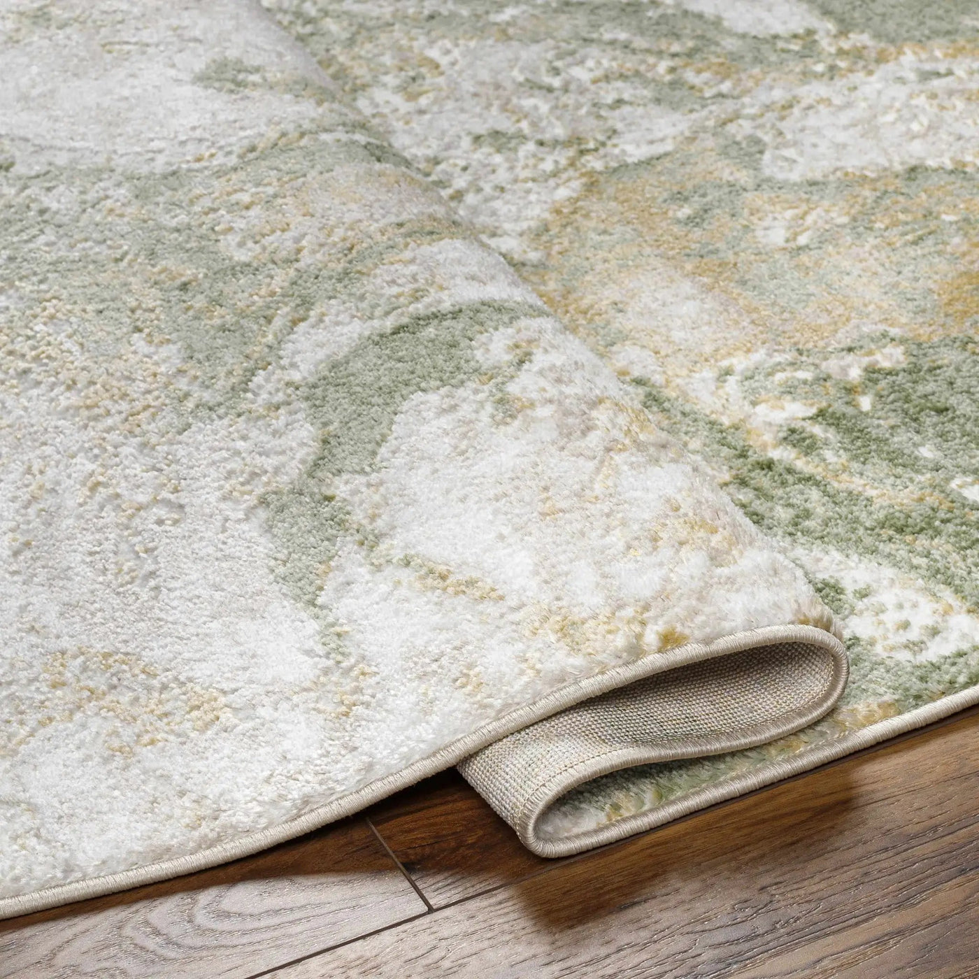 Lively Marble Green Area Rug by Boutique Rugs