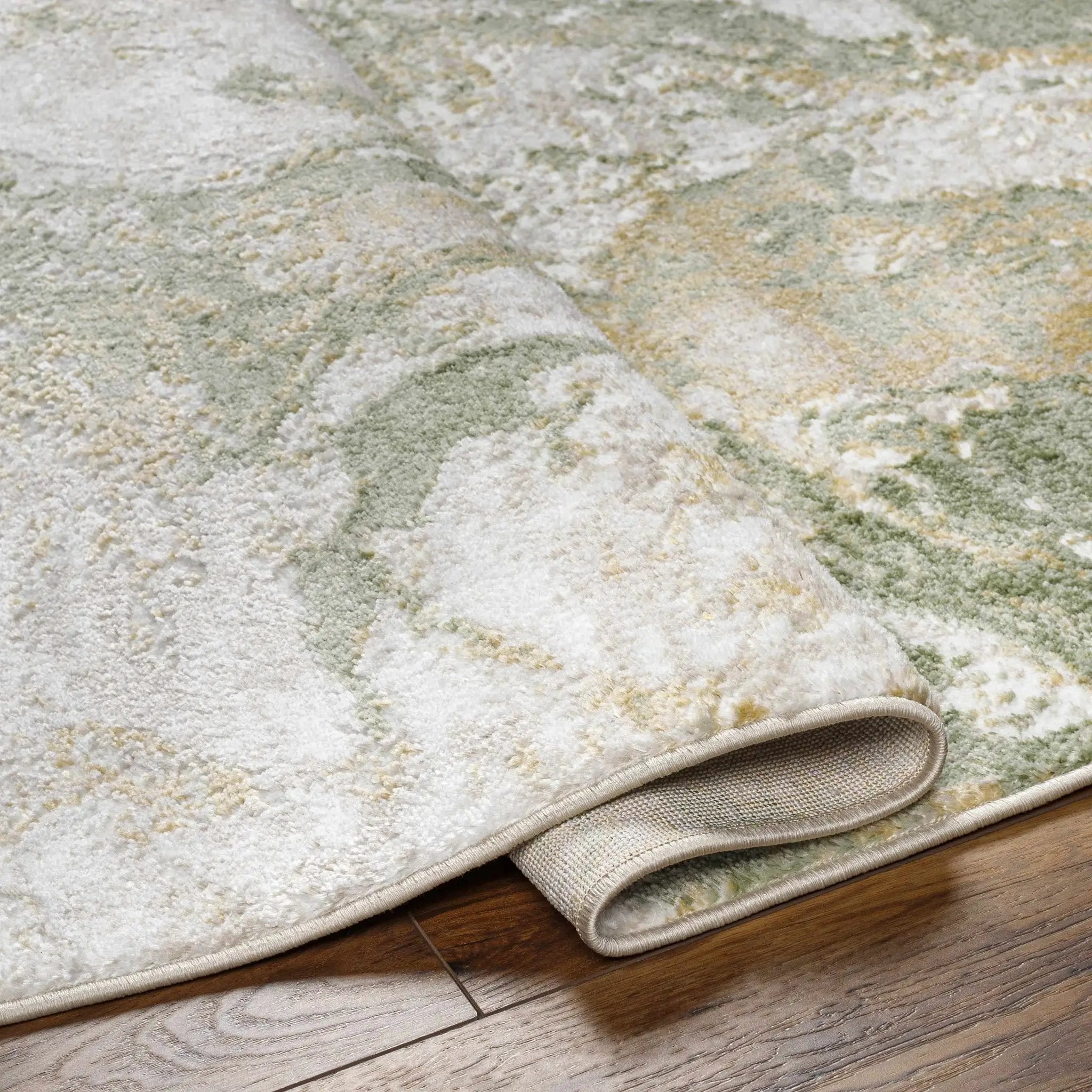 Lively Marble Green Area Rug by Boutique Rugs
