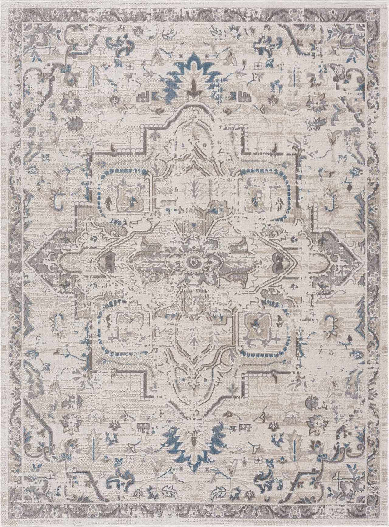 Cabacungan Cream Washable Area Rug - Clearance by Boutique Rugs