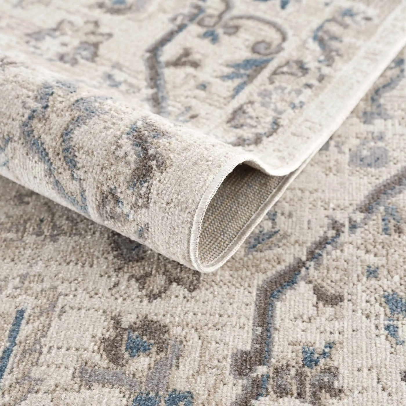 Cabacungan Cream Washable Area Rug - Clearance by Boutique Rugs