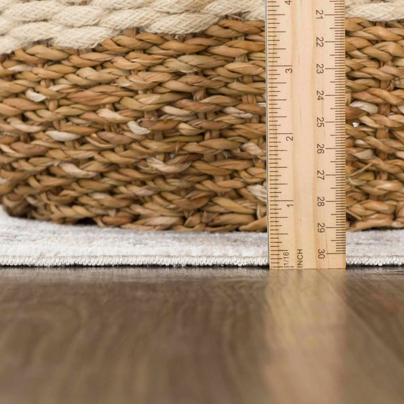 Cabacungan Cream Washable Area Rug - Clearance by Boutique Rugs
