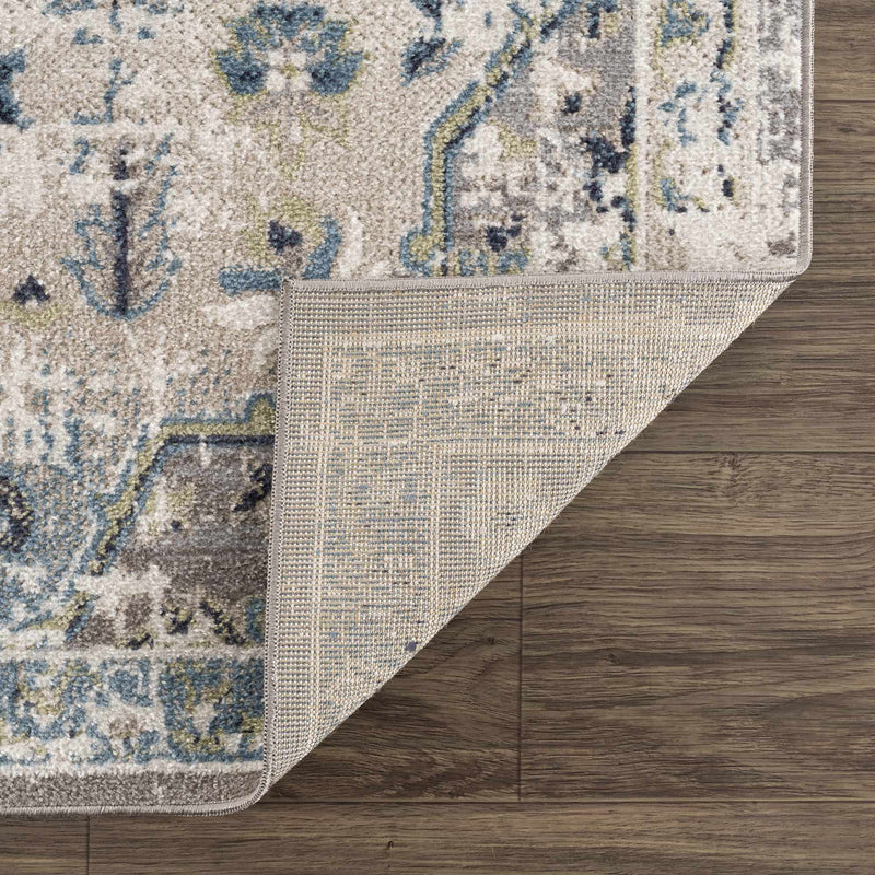 Cabacungan Gray & Blue Washable Area Rug by Boutique Rugs