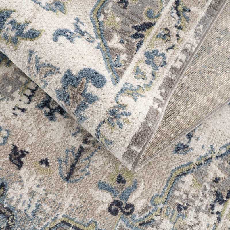 Cabacungan Gray & Blue Washable Area Rug by Boutique Rugs