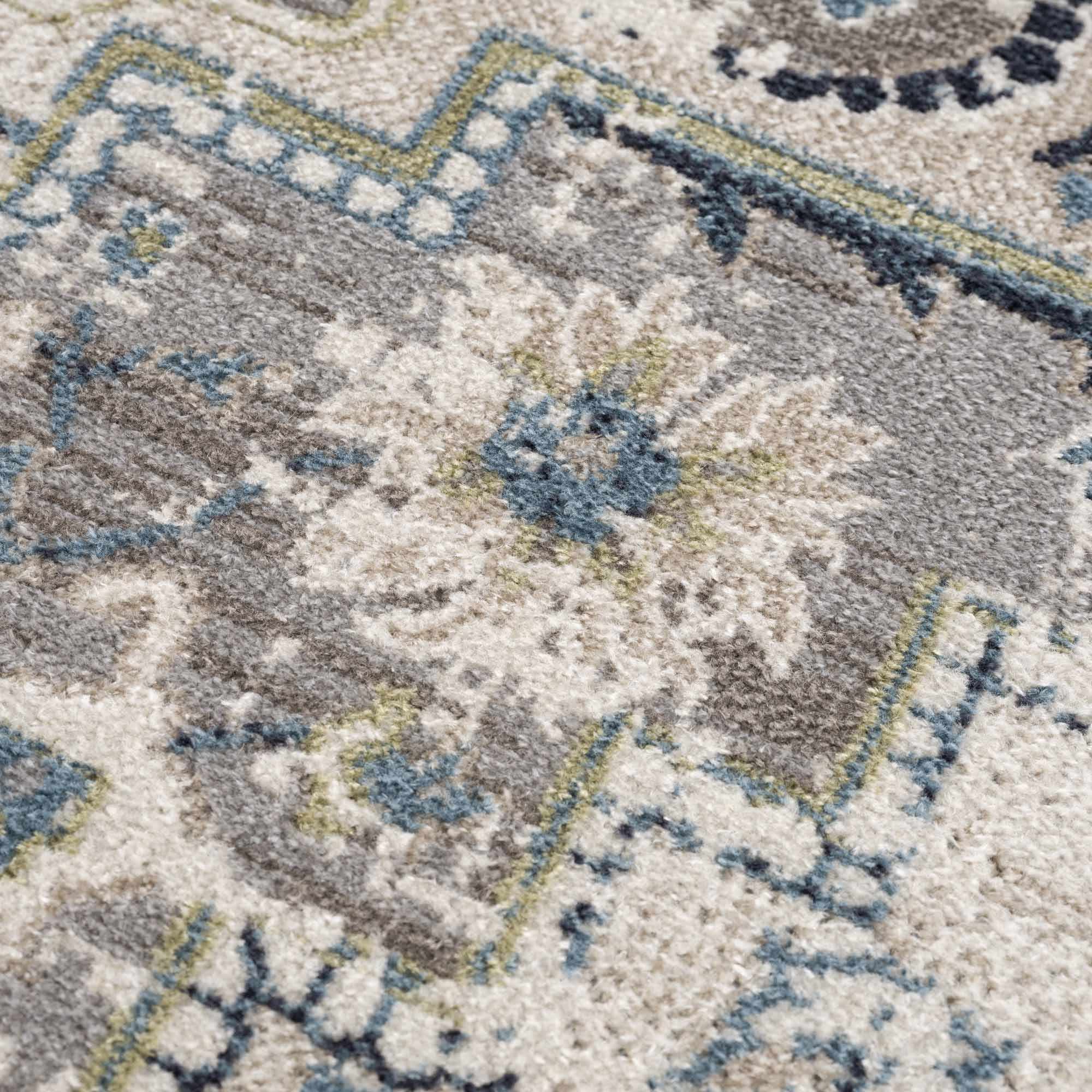 Cabacungan Gray & Blue Washable Area Rug by Boutique Rugs
