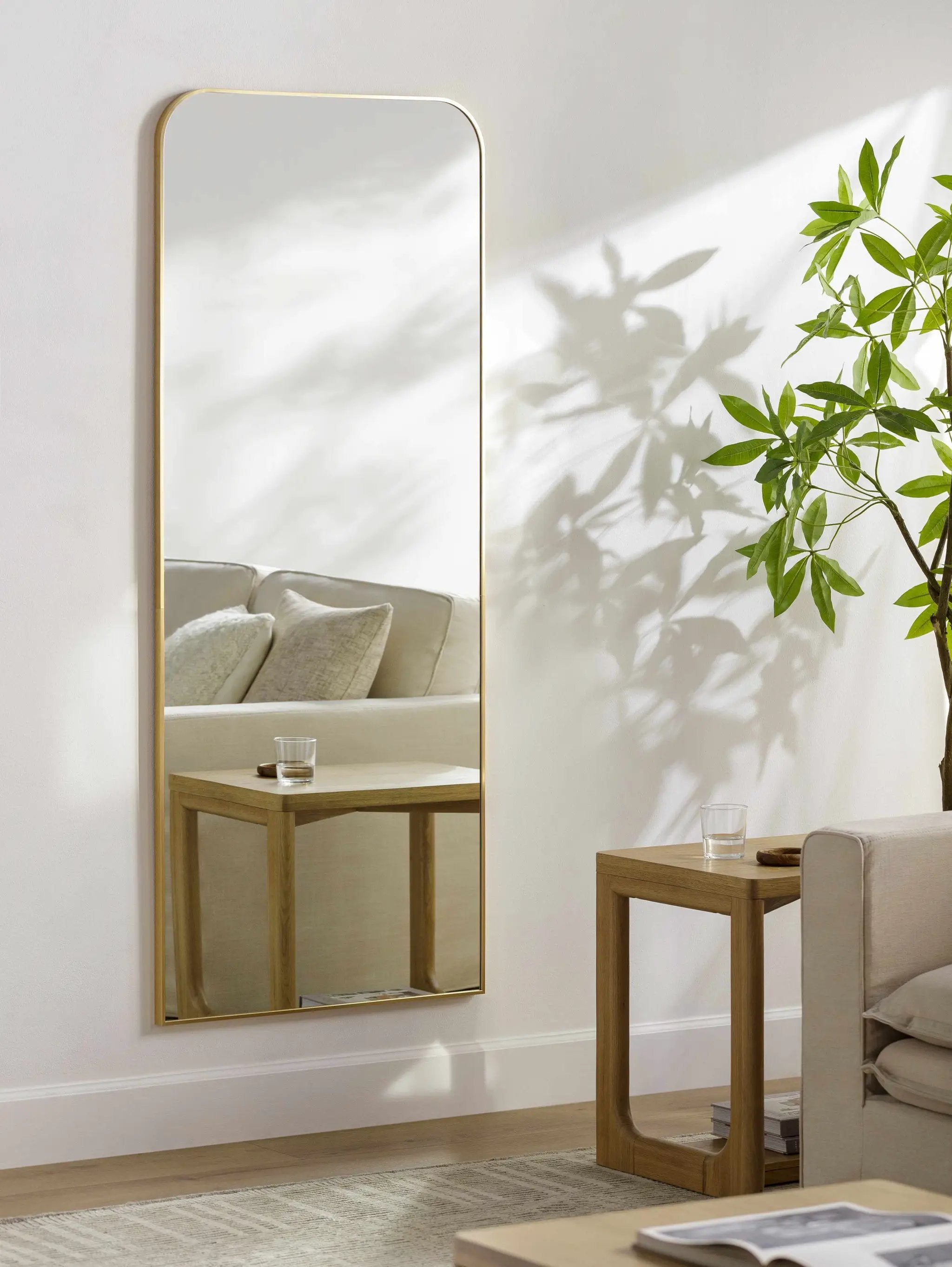 Lavezzola Gold Mirror by Boutique Rugs