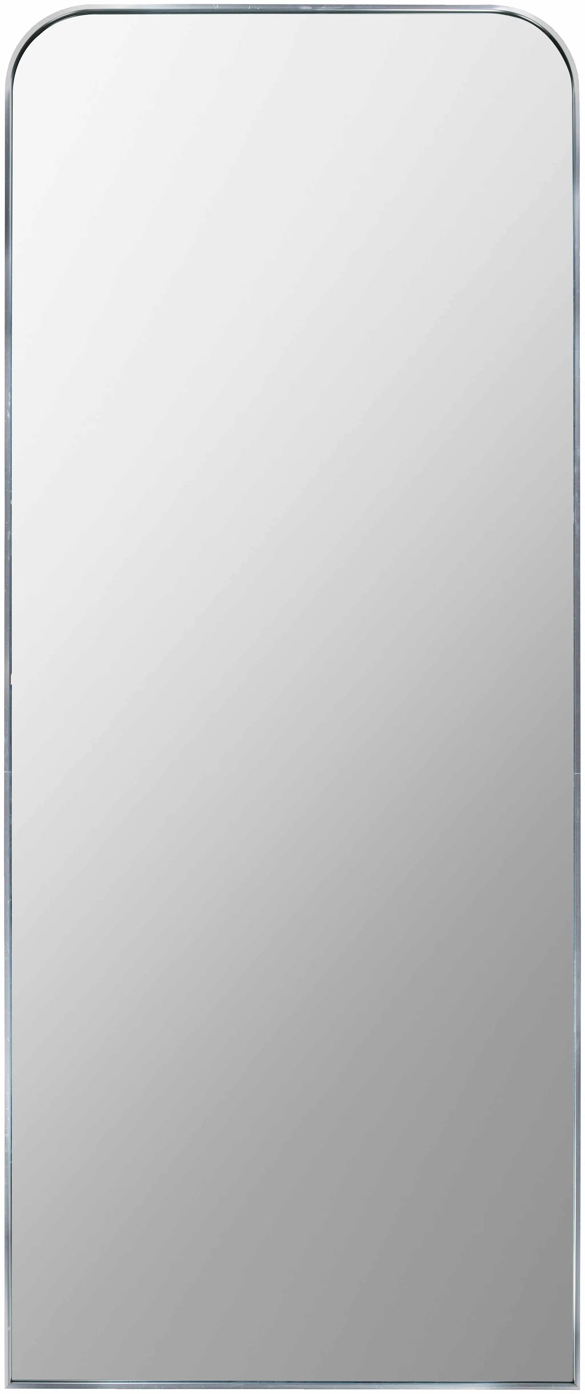 Lavezzola Metallic Silver Mirror - Clearance by Boutique Rugs