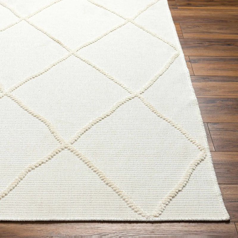 Amani White Washable Rug - Clearance by Boutique Rugs