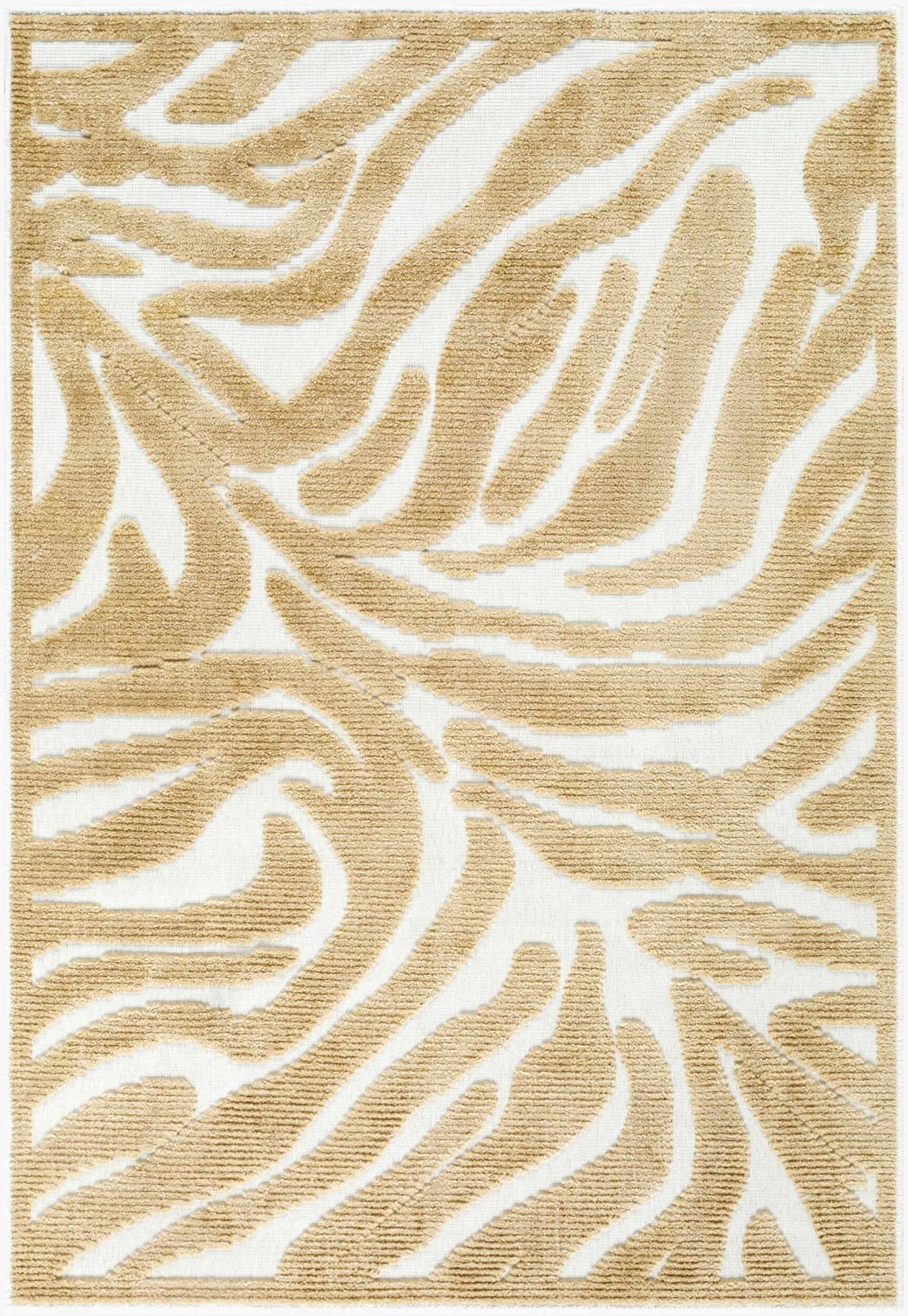 Keto White Washable Area Rug by Boutique Rugs