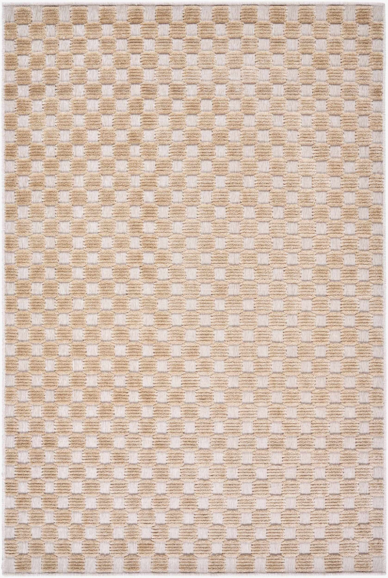 Anthea Beige Washable Area Rug by Boutique Rugs