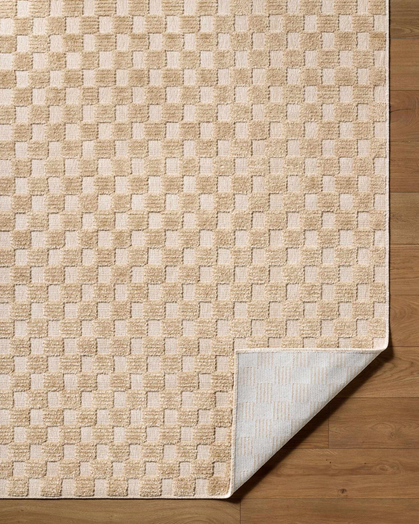 Anthea Beige Washable Area Rug by Boutique Rugs