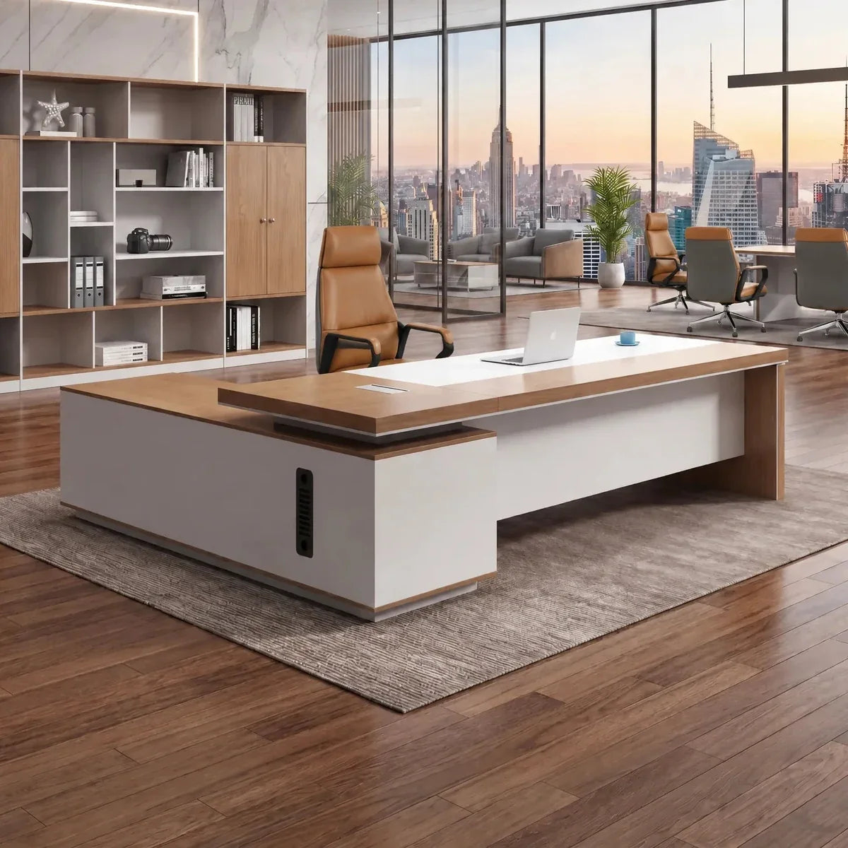 Lynx · Modern L-Shaped Executive Desk, photo 2 of 15