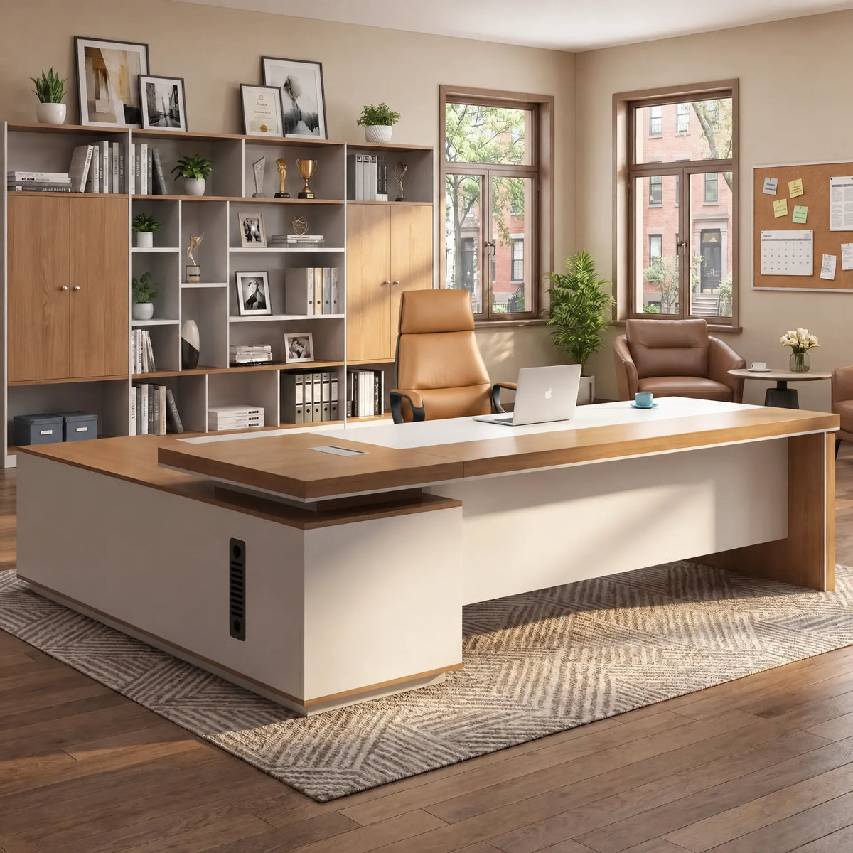 Lynx · Modern L-Shaped Executive Desk, photo 4 of 15