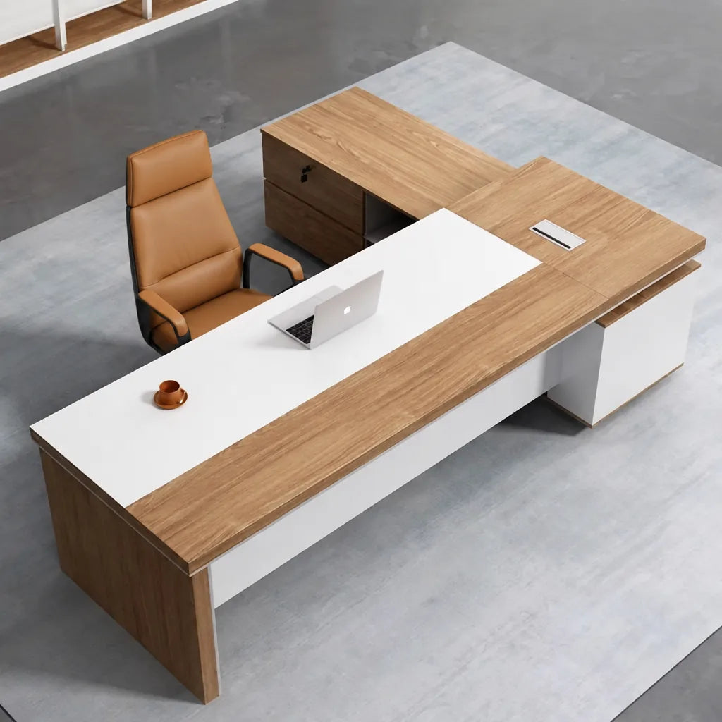 Lynx · Modern L-Shaped Executive Desk, photo 6 of 15